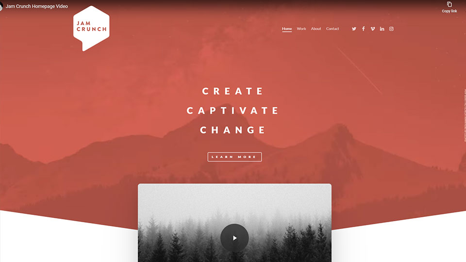 Website for Jamcrunch a training company in london